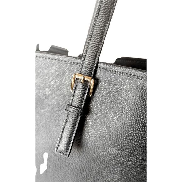 MICHAEL KORS Large Jet Set Tote in Black Saffiano Leather - Picture 14 of 15